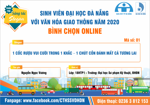 Cuộc thi sáng tác Slogan: Nguyễn Ngọc Vương - 18HTP1