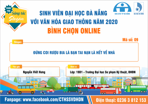 Cuộc thi sáng tác Slogan: Nguyễn Viết Hưng - 19D1