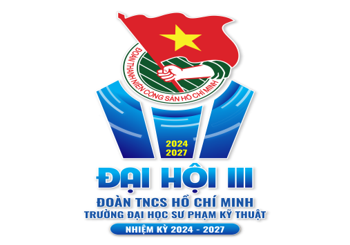Giới thiệu Biểu trưng Đại hội đại biểu Đoàn TNCS Hồ Chí Minh Trường Đại học Sư phạm Kỹ thuật lần thứ III nhiệm kỳ 2024 - 2027